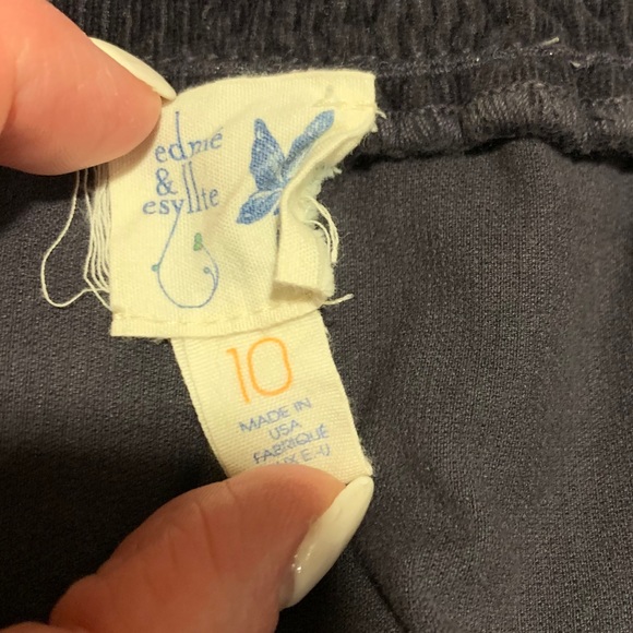 Anthro A-Line velour skirt - Picture 7 of 7